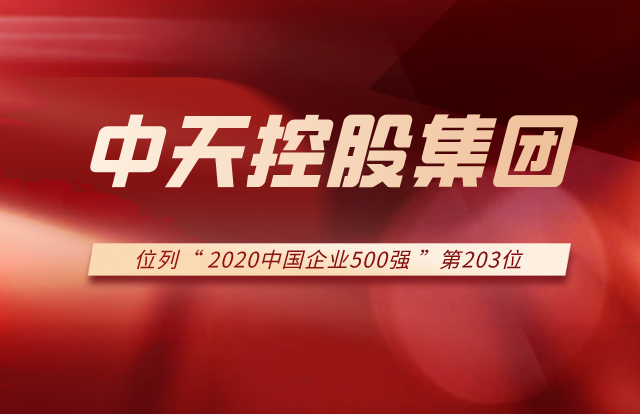 尊龙时凯集团列2020中国企业500强第203位！